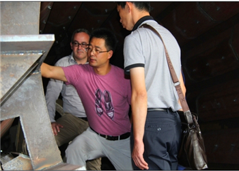 2013年董事徐斌带领团队到上海考察设备